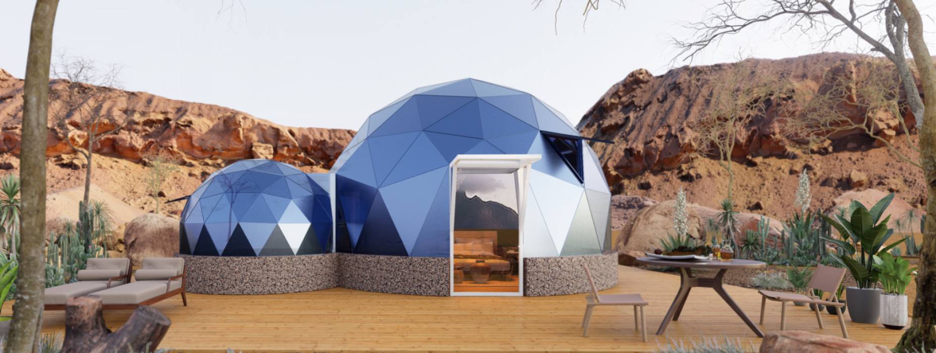 伊川县球形智能光伏玻璃星空房